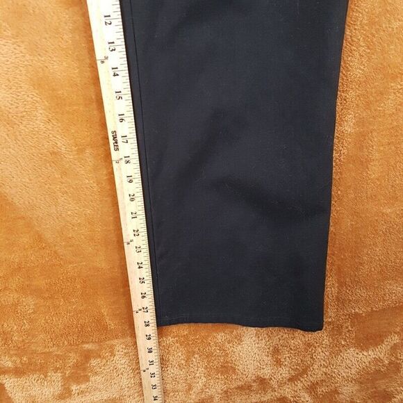 MICHAEL KORS Womens Pants Size 12 Black Chino Bootcut Zipper Pockets - Picture 7 of 9